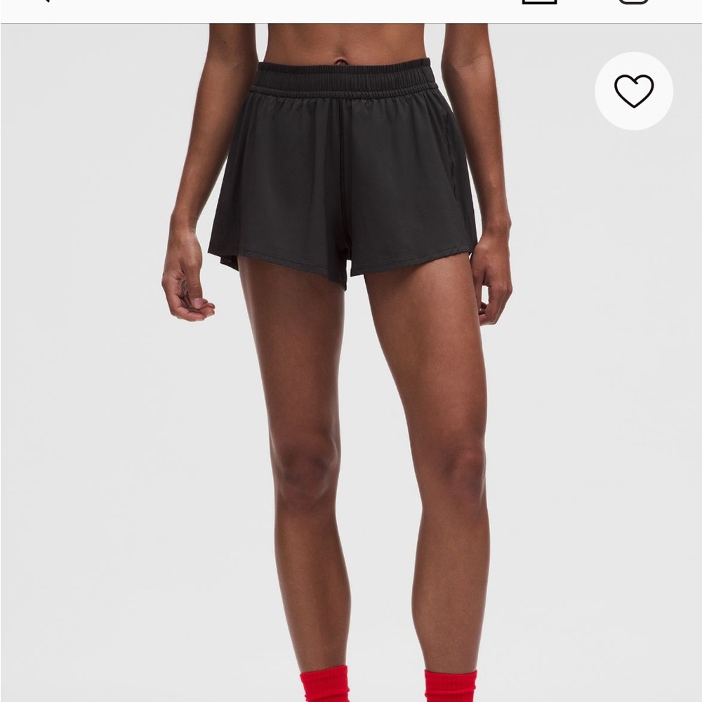 lululemon athletica Black Athletic Shorts